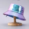 Береты для мужчин и женщин, модная шляпа-ведро в стиле хип-хоп, водостойкая рыбацкая кепка, дорожная шляпа от солнца Kpop, корейский стиль