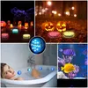 Nattljus RGB Submersible Light With Magnet 13 LED Underwater Easy Bärande för Bar Swimming Pool Party Decoration Drop Delivery Dhega