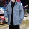 Männer Daunen Parkas 2023 Streetwear Winter Zwei Seiten Tragen Mantel Männer Einfarbig Blase Jacke Übergroßen Warme Koreanische Mode puffer 231023