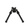 Taktiska tillbehör V8 Taktisk bipod 360 ° Roterande all-metal 20 mm Rail Bracket Sniper Telescopic Stative Hunting Mount