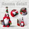 Julekorationer Tre-nsional Faceless Doll Dwarf Goblin Ornament Drop Delivery Home Garden Festive Party Supplies Dh17r