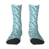 Men's Socks Dreamy Fluffy Clouds Pattern Sock Men Women Polyester Stockings Customizable Funny