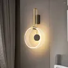 Lâmpada de parede moderna led quarto arte jantar nordic quarto do bebê novidade lâmpadas meninas interior applique murale sala estar decoração