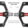 Pédales de vélo MZYRH pédales de vélo réfléchissantes roulements scellés en aluminium ultralégers route Bmx pédales vtt pédales de vélo imperméables antidérapantes 231023