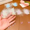 ヘアアクセサリーレディースヘアピン刺繍蝶ぬいぐるみクリップレトロタッセルペンダントバレットヘッドウェアガールズ