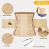 Waist Tummy Shaper MISTHIN Trimmer Corset Fitness Slimming Sheath Woman Flat Belly Belt Cincher Double Wrap Workout Trainer Shapewear 231024