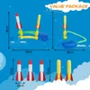Spor oyuncakları uçan roket fırlatıcı oyuncak çocuklar için atlama pompası fırlatma eva köpüğü yükselen roket ebeveyni çocuk spor oyuncakları açık hava eğlence sporları 231023