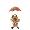 Kerst Parachute Hanger Kerst Cartoon Oude Man Decoraties Ornamenten Scène Layout Aankleden Cadeau Kersthanger