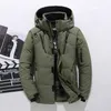 Mannen Down Parka 20 Graden Winter Mannen Jas Puffer Witte Eend Capuchon Sneeuw Outdoor Dikker Warme Gewatteerde Jas 231023