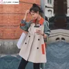 Women's Trench Coats Fashion Mid Length British Style 2023 Spring And Autumn Loose Versatile Slim Panel Coat Trend