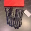 Gants de luxe en peau de mouton pour femmes, mitaines à écran tactile, gants d'extérieur en cuir de cachemire, gants de Ski de conduite d'hiver