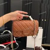 Strass Metal Top Handle Women Designer Classic Flap Bag Gold Hardware Matelasse Chain 7 Colors Luxury Cross Body Shoulder Handbag 19x11cm Diamonds Tote Wallet