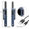 Walkie Talkie 10 PCS WACKIE TALITE MINI RETEVIS USB Tip C Telefon RB619 PMR 446 RADYO WALIE-TALKIES İki yönlü Radyo Taşınabilir Radyo Ptt El 231023