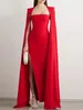 فساتين غير رسمية VKBN S Party Evening Women Women Broolless Red Budket Maxi for Female