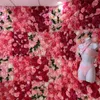 Kwiaty dekoracyjne 3D Flower Wall Dekoracja Świąteczna panel jedwabny na ślub Baby Shower Event Girls Room Flores Artificials