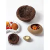 Dinnerware Sets Bird's Nest Decoration Dessert Bowl Egg Shell Ostrich Shaped Ceramic Cold Drink Barbecue Restaurant Tableware