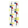 Sciarpe Mondrian Minimalista De Stijl Scialli Avvolge Donna Calda Sciarpa lunga e morbida Scialle con fazzoletto da collo di arte moderna astratta
