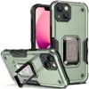 Armor Kickstand Telefonfodral för iPhone 15 14 13 12 11 Pro Max XR XS 6 7 8 Plus Multi-Function 360 Protection Chock Superture Case