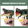 Andra leksaker Dinosaur Zazaza Children Press Automatic Swing Bite Simulation Model Tyrannosaurus Rex Dinosaur Toys for Kids Chrismas Giftl231024