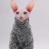 Cat Costumes DUOMASUMI Super Cool Outfits Autumn Winter Warm Wearing Hairless Apparel Clothing Sphynx Clothes