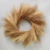 Künstliche Pampas Gras Girlande Hochzeit Party Decor Gefälschte Schilf Blume Kranz Weihnachten Home Tür Hängende Dekoration Foto Requisiten