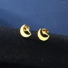 Collier boucles d'oreilles ensemble 10 ensemble/lot en acier inoxydable couleur or lune croix pendentif chaîne boucle d'oreille pour les femmes bijoux de mode en gros
