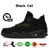 الأسمنت الأحمر 4 كرة السلة Sheos 4S Mens Jumpman Thunder University Blue Black Cat Midnight Navy Pine Green White Oreo Bordeaux Messy Room Womens Sneakers