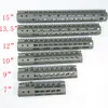 7/9/10/12/13.5/15 Inch Free Float Keymod Handguard Monolithic top rail Steel barrel nut FDE Color