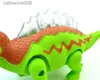 Outros brinquedos elétricos andando dinossauro brinquedos brilhantes dinossauros jurássicos com som animais modelo para crianças meninos crianças interativol231024
