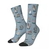 Chaussettes homme motif Chinchilla chaussette Animal homme femme bas Polyester personnalisable Hip Hop