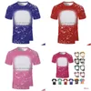 Autres fournitures de fête de fête Usine en gros 2T-5XL T-shirts blanchis Sublimation Blanks Logo personnalisé pour l'impression de bricolage Enfants Adts Dhptw