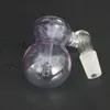 Hälsosam filterrök Ash 14 eller 19 Man High Borosilicate Glass Cigarettpott Bubble Head Cigarettsamlare Anpassad till 14 kvinnliga portar