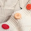 Mulheres suéteres moda feminina bordado cardigan camisola outono solto bolso quente de malha coreano elegante v pescoço casual jumper 231024