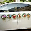 Autres fournitures de fête d'événement Fleur de voiture de mariage Fleurs artificielles pour la décoration de voiture de mariage Mariage Florals Décor Fleur Ornement Mariage 231023