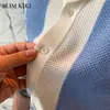 Men's Casual Shirts Men's Short Sleeve Knit Sports Shirt Modern Polo Shirts Vintage Classics Stripes Knitted Buttoned Shirt Men's Clothing Golf Wear 231021