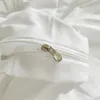 Conjuntos de ropa de cama Conjunto de flores de giro tridimensional de alta calidad Queen Pinch Manualidades plisadas Funda nórdica Conjuntos de manta doble 231023