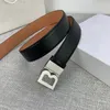 Designer classic Men Women Belt Fashion real leather adjustable Belts Smooth Letters Buckle Unisex Waistband 3.5cm Width With Box Mens Womens Fashionable Versatile