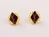 Realfine888 Stud Earrings Y SL Cassandre Palm Metal Earring Iconic Jewelry Luxury Designer Jewellery For Woman With Box