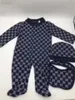 100% katoenen baby Rompertjes jongen meisje kinderen designer 1-2 jaar Pasgeboren zomer korte mouwen jumpsuit hoed Slabbetjes 3 delige set