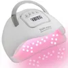 Nail Dryers 2023 SUN X12 MAX Professional Drying Lamp for Manicure 66LEDS Gel Polish Machine with Large LCD UV LED 231023