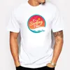 Herren T-Shirts Sommer Urlaub Kurzarm Kleidung Sunshine Palm Tree T-Shirts Surfen Casual Top Tees