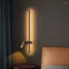 Настенный светильник в скандинавском стиле, светодиодная прикроватная тумбочка для спальни с переключателем, лампа для чтения El, гостиная, диван, фоновое освещение, люстры