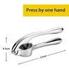 Fruit Vegetable Tools LMETJMA Premium Garlic Press Stainless Steel Mincer Crusher Easy to Squeeze and Clean Kitchen JT202 231023