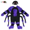 cosplay Eraspooky 3-4T Realistische Paarse Spin Cosplay Peuter Jumpsuit Halloween Kostuum voor Kinderen Kinderen Romper Party Fancy Dresscosplay