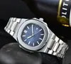 Mens Rose Gold 40mm Quartz Watches Men with Box och Sapphire Glass Women Watch Designer