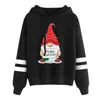 Bluzy damskie brzydkie nadruk świąteczny bluza o długim rękawie z kapturem sweter pullover na Xmas 2023 Kobieta Harajuku Sueter