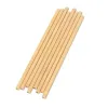 Natural 100% Bamboo Drinking Straws Eco-Friendly Sustainable Straw Reusable Drinks Straw for Party Kitchen 20cm All-match