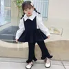 衣類セットガールズブラウスベストパンツコスチューム春秋の服カジュアルスタイルの女の赤ちゃん