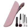 Sacs de rangement Makeup Brush Brush Face Brushes Silicone Case Portable Make Up Organisateur avec fermeture Aimant pour le voyage