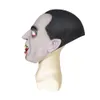 cosplay Eraspooky Horror Dracula Maschera Cosplay Lattice Mantello da vampiro Mantello Costume di Halloween per Propcosplay per feste per adulti